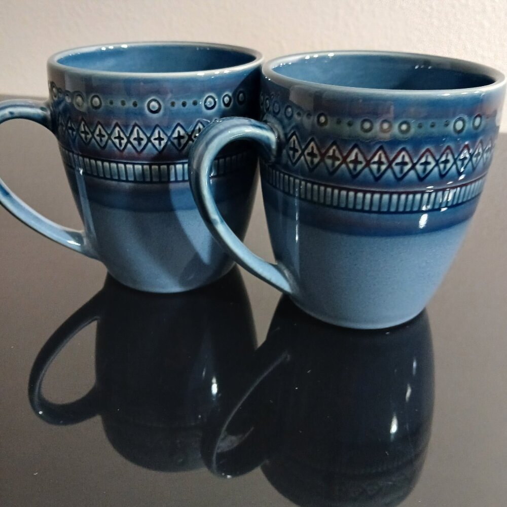 two 'Threshold' coffee cups